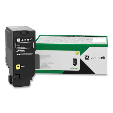 Lexmark Return Program Toner 74C0SYG, 7,000 Page-Yield, Yellow 74C0SYG